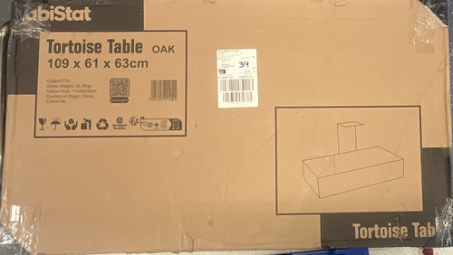 Habistat oak tortoise table - oak,
