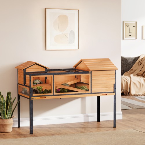 Wooden tortoise house - house, with