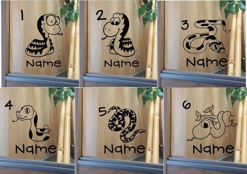Customised vivarium decal - customised,