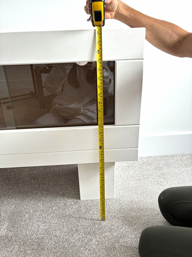 White rectangular sliding - rectangular,