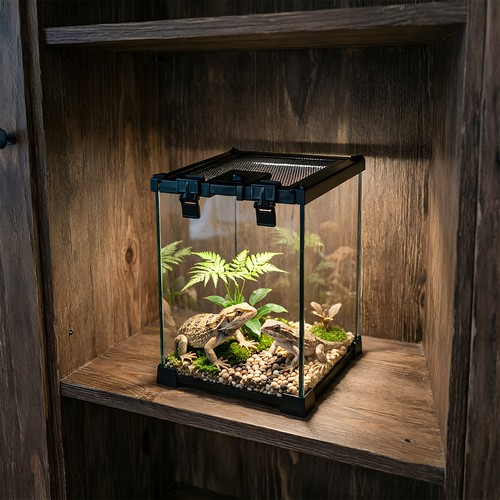 Glass reptile terrarium lizard - reptile,