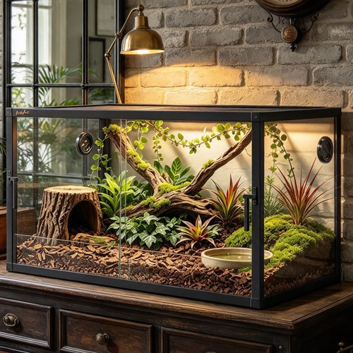 Large reptile vivarium - reptile,