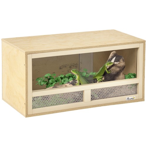 Pawhut 60cm reptile terrarium - 60cm,