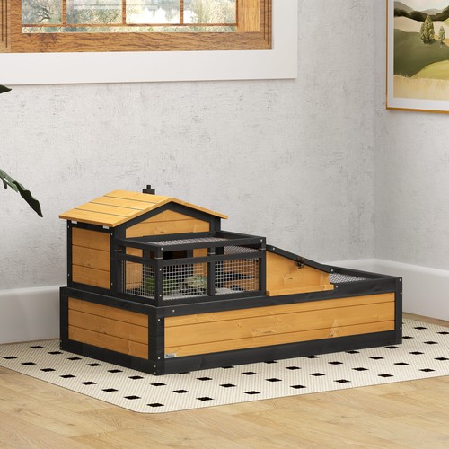 Pawhut wooden tortoise - pawhut, house