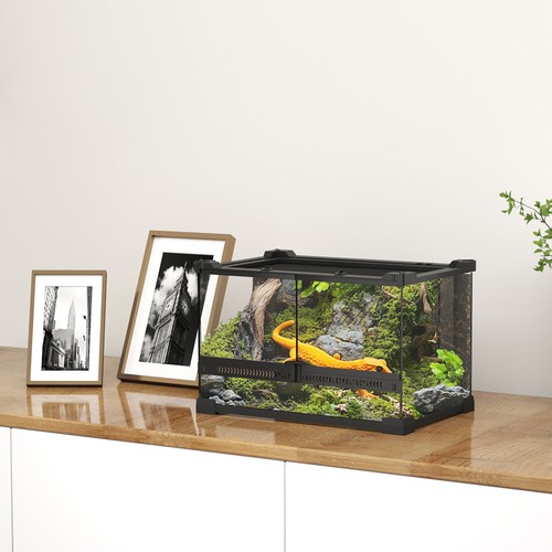 Pawhut 10l glass terrarium - pawhut,